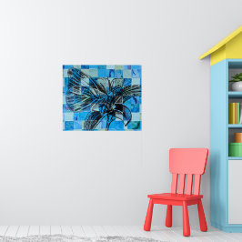 Mosaikschmetterling Poster
