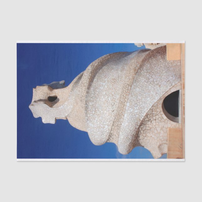 Mosaikschornstein Seidenpapier (Vorderseite)
