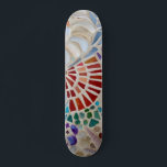 Mosaikskateboard Skateboard<br><div class="desc">Dieses Skate ist mit einem Mosaikmuster aus Muschel dekoriert. Weil wir unsere eigenen Kunstwerke erstellen,  werden Sie dieses exakte Bild von anderen Designern nicht finden. Original Mosaik © Michele Davies.</div>