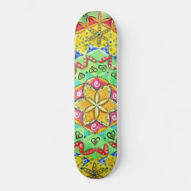 Mosaikskateboard Skateboard (Vorderseite)