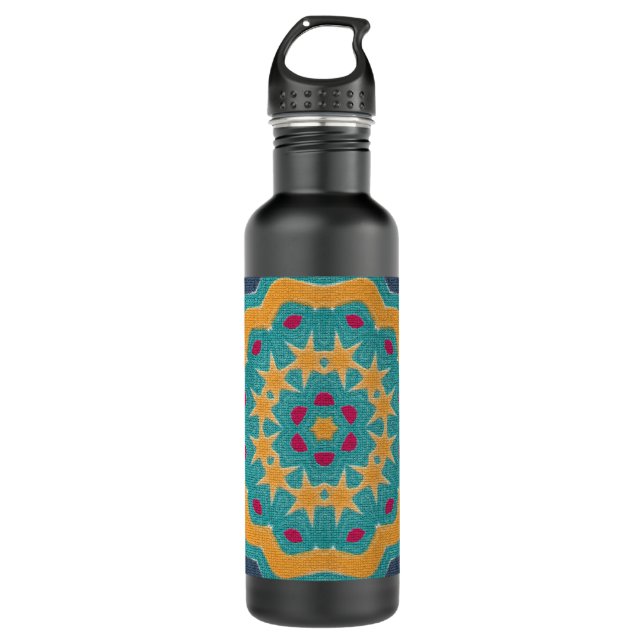 Mosaiksonne Edelstahlflasche (Vorderseite)