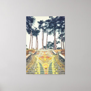 Mosaiktreppen Leinwanddruck