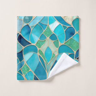 Mosaïque Abstraite turquoise
