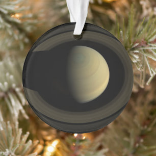Mosaïque De La Planète Saturne Et Ses Principaux A
