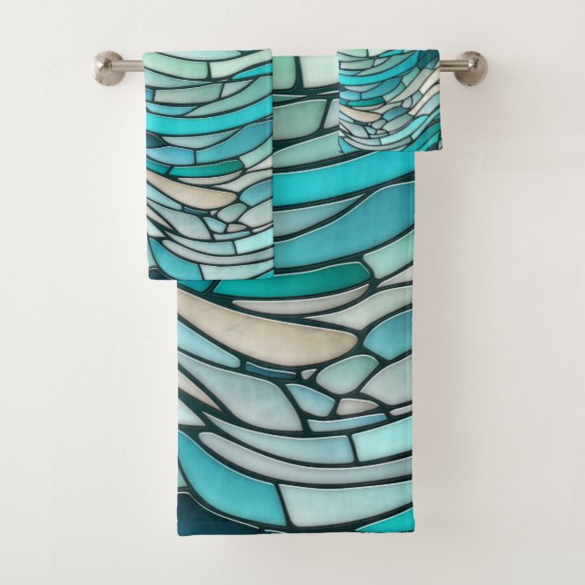 Mosaïque de la vague océanique (En situation)