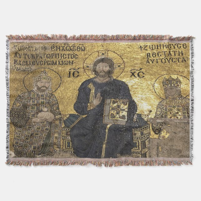 mosaïque Jésus en Sainte-Sophie Couvertures (Devant)
