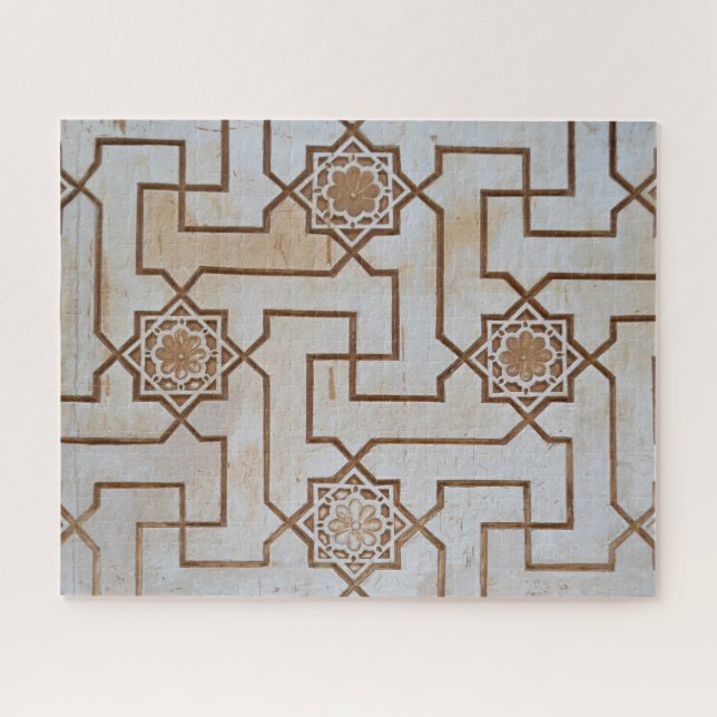 Mosaïque mauresque difficile Jigsaw Puzzle (Horizontal)