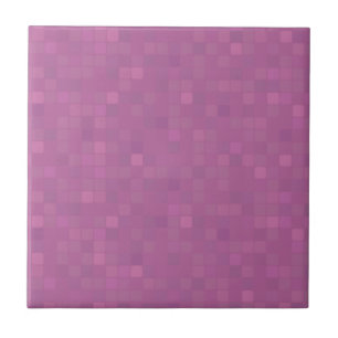 Mosaïque rose pixélisée décoration carreaux de cér