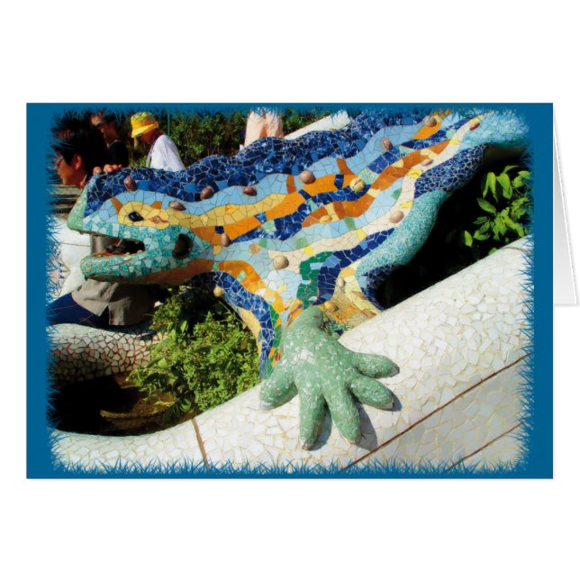 Mosaïques de lézard de Gaudi (Devant horizontal)