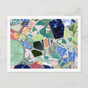 Mosaïques Park Guell Carte postale