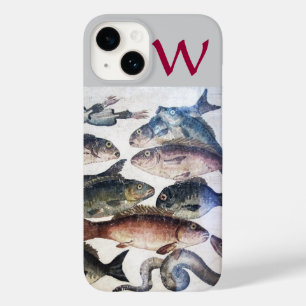 MOSAISCHE ANTIKANISCHE FISCHE, MONOGRAMM FÜR DAS M TITLE_SEO2