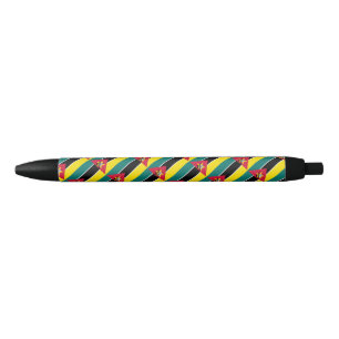 Mosambik Flag Ballpoint Pen Kugelschreiber
