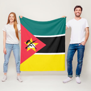 Mosambik-Flagge Fleecedecke