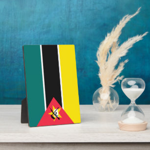 Mosambik-Flagge Fotoplatte