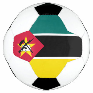 Mosambik-Flagge Fußball