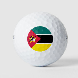 Mosambik-Flagge Golfball