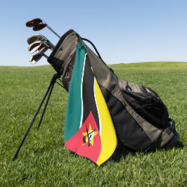 Mosambik-Flagge Golfhandtuch