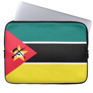 Mosambik-Flagge Laptopschutzhülle