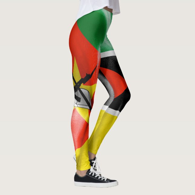 Mosambik-Flagge Leggings (Rechts)