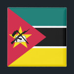 Mosambik-Flagge Magnet<br><div class="desc">Anpassbare World Flag Produkte - Bitte fühlen Sie sich frei,  Ihren eigenen Text hinzuzufügen.</div>