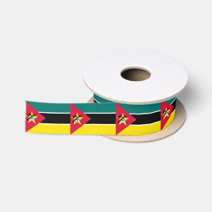 Mosambik-Flagge Satinband