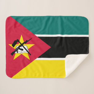 Mosambik-Flagge Sherpadecke