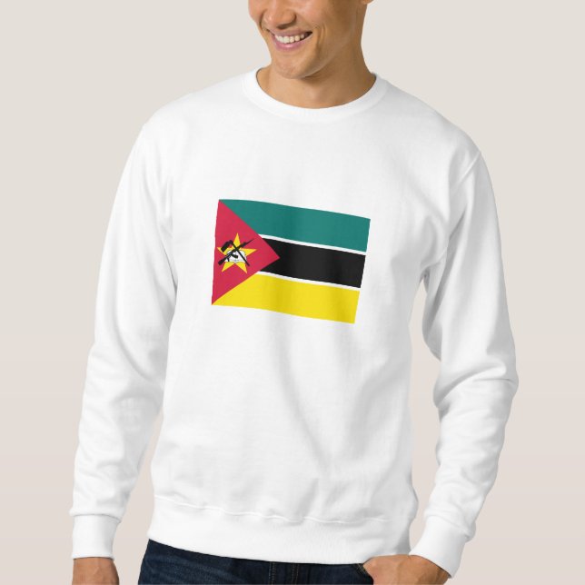 Mosambik-Flagge Sweatshirt (Vorderseite)