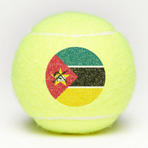 Mosambik-Flagge Tennisbälle