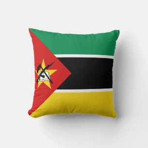 Mosambik-Flagge x Flaggenkissen Kissen