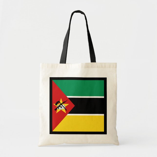 Mosambik-Flaggen-Tasche Tragetasche (Vorne)