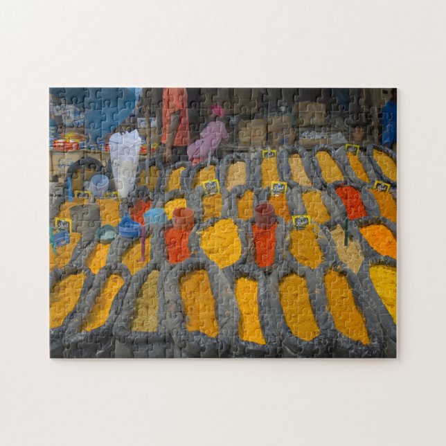 Mosambik Gewürzmarkt. (Horizontal)