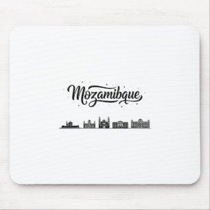 Mosambik-Skyline-Reise-Urlaub-Outfits Mousepad