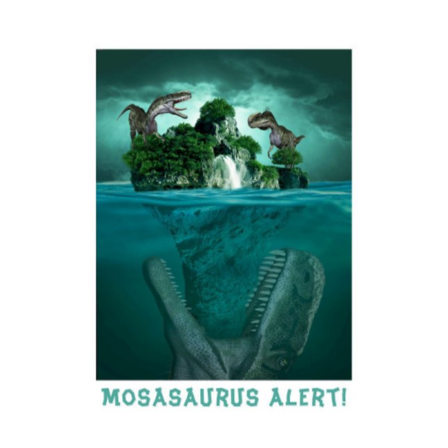 Mosasaurus Alert! Jurassic World Dino T-Shirt (Von Creator hochgeladen)