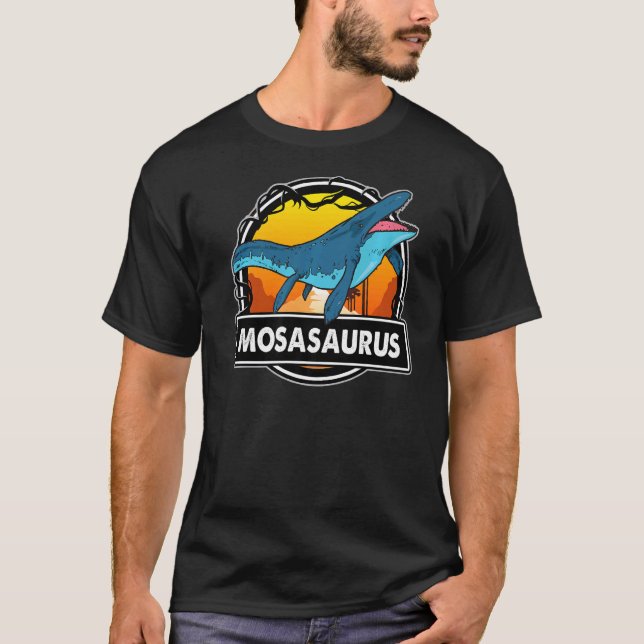 Mosasaurus Dinosaurier Prähistorische Dinosaurier T-Shirt (Vorderseite)