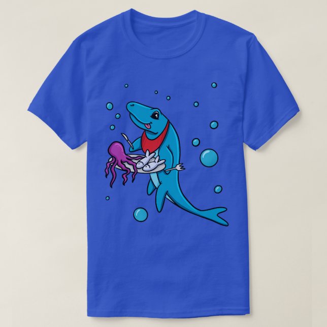 Mosasaurus Eating T-Shirt (Design vorne)