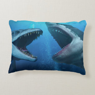 Mosasaurus versus Megalodon Dekokissen