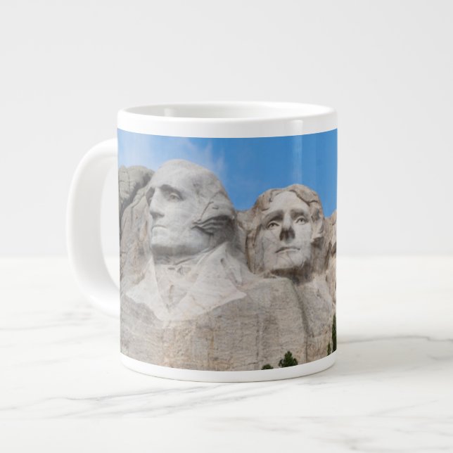 Moschee im Frühling Jumbo-Tasse (Vorderseite Links)