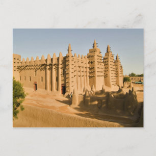Moschee in Djenne, ein klassisches Beispiel Postkarte