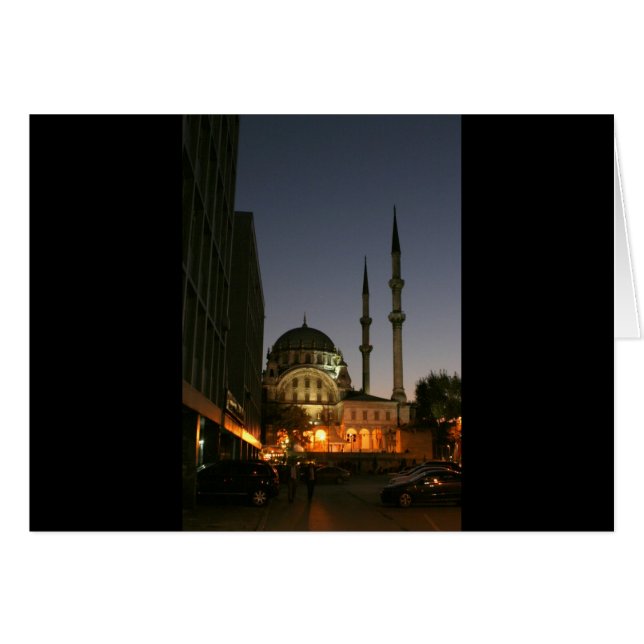 Moschee in Istanbul, Türkei (Vorderseite (Horizontal))