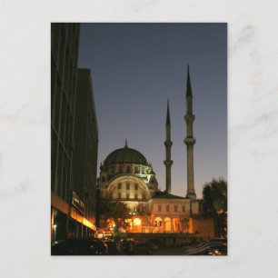 Moschee in Istanbul, Türkei Postkarte