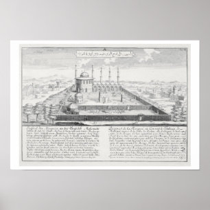 Moschee Medina, aus "Entwurf einer einer Poster