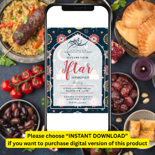 MOSCHEE RAMADAN KAREEM IFTAR-DINNERPARTY BEARBEITB EINLADUNG