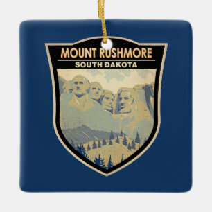 Moschee Rushmore Süd Dakota Wandern neben dem Wass Keramikornament