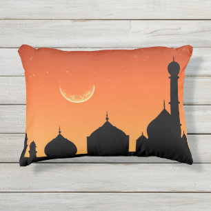 Moschee Silhouette Abend Sky - Außenbereich Kissen