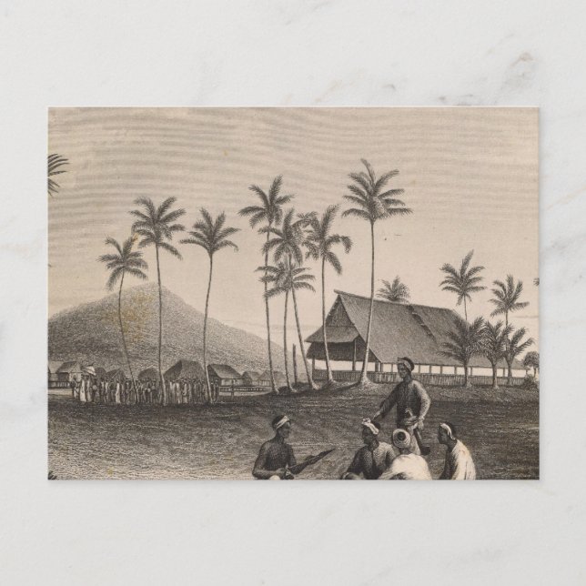 Moschee, Sooloo, Philippinen Postkarte (Vorderseite)