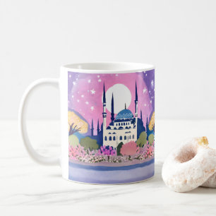 Moschee von Istanbul mit Minarets Kaffeetasse