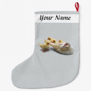 Moschusentenfamilie Großer Weihnachtsstrumpf