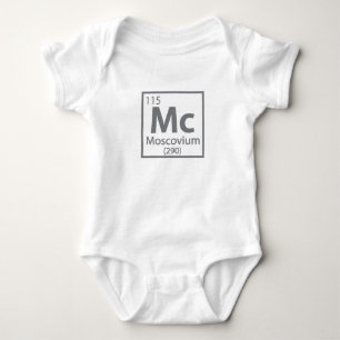 Moscovium - Russische wissenschaftliche Periodisch Baby Strampler