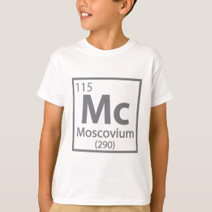 Moscovium - Russische wissenschaftliche Periodisch T-Shirt