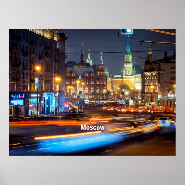 Moscow at Night Poster (Vorne)